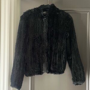 June rabbit fur jacket